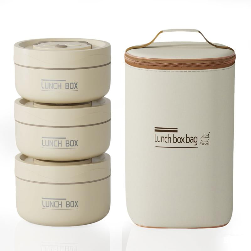 80W Electric Lunch Box Food Warmer, Plug-In Electric Lunch Box, 12V/24V/110V Self-Heating Lunch Box for Work and Travel with Insulated Pouch 1.5L/1.8L