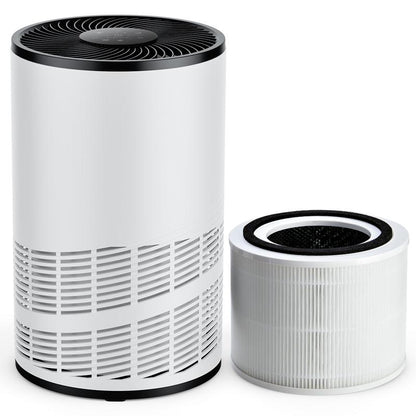 Sweet Furniture S - Air Purifier with an Replacement HEPA Filter, Portable Air Quality Monitor, Covers up to 1200Ft², 360°Outlet, 25Db Sleep Mode