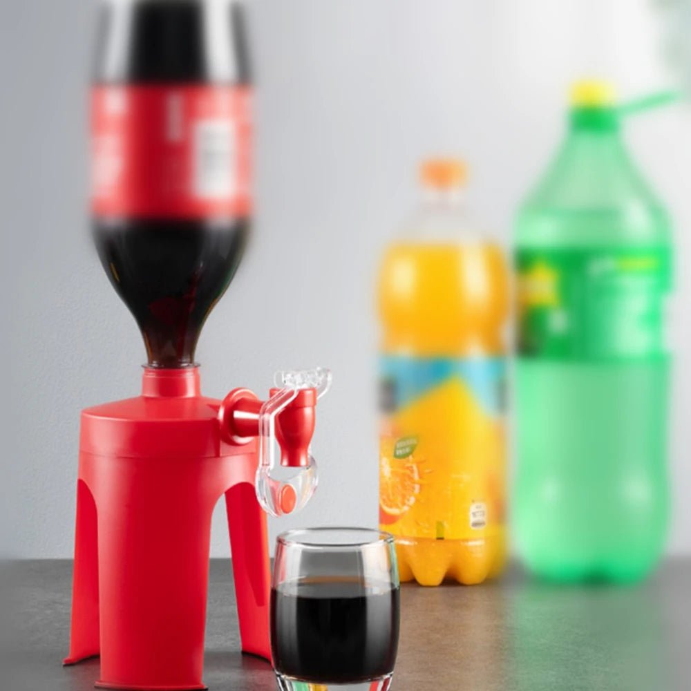 Lemonade Soda Dispenser Bottle Coke Inverted Carbonated Beverage Upside down Drinking Water Dispense Machine Party Gadget