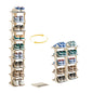 UFORU Multi-Layer Vertical Removable Shoe Storage Rack 1 Piece Modern Shoe Rack Shoe Rack Shoe Rack Cabinet Gift Storage Rack Home Storage Rack Home Storage Supplies Fathersdaygift Shoe Cabinet Storage