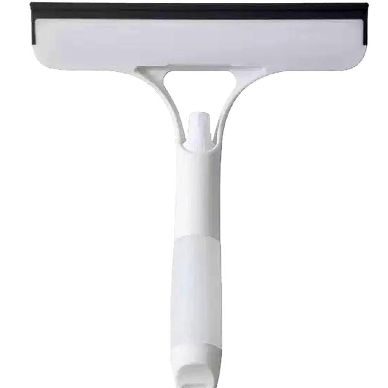 3 in 1 Window Cleaning Scraper, 2025 New Squeegee for Shower Glass, 3 in 1 Spray Function for Glass Doors for Windows Glass, Mirrors Scraper, Brush. All-Purpose Window Cleaner Tool