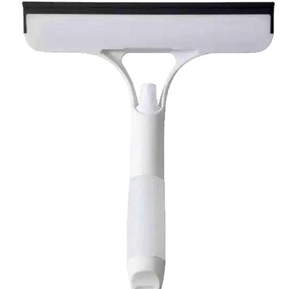 3 in 1 Window Cleaning Scraper, 2025 New Squeegee for Shower Glass, 3 in 1 Spray Function for Glass Doors for Windows Glass, Mirrors Scraper, Brush. All-Purpose Window Cleaner Tool