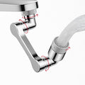 1440° Swivel Sink Faucet Extender - Universal Kitchen Sprayer, 2 Flow Modes, 1080°+360° Rotatable Sink Aerator Extension, Swivel Multifunctional Robotic Arm for Kitchen/Bathroom