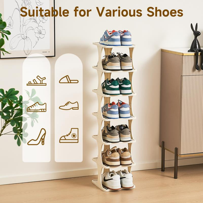 UFORU Multi-Layer Vertical Removable Shoe Storage Rack 1 Piece Modern Shoe Rack Shoe Rack Shoe Rack Cabinet Gift Storage Rack Home Storage Rack Home Storage Supplies Fathersdaygift Shoe Cabinet Storage