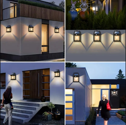 Powerful Outdoor Solar Lamp Garden Solar Powered Streetlight Outdoor Lights Waterproof Light Led Lighting External Decoration