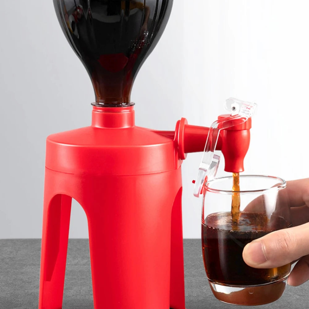 Lemonade Soda Dispenser Bottle Coke Inverted Carbonated Beverage Upside down Drinking Water Dispense Machine Party Gadget