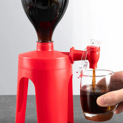 Lemonade Soda Dispenser Bottle Coke Inverted Carbonated Beverage Upside down Drinking Water Dispense Machine Party Gadget